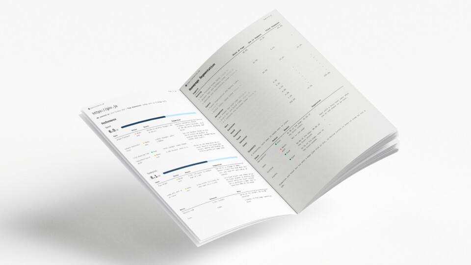 Homepage audit insert v1